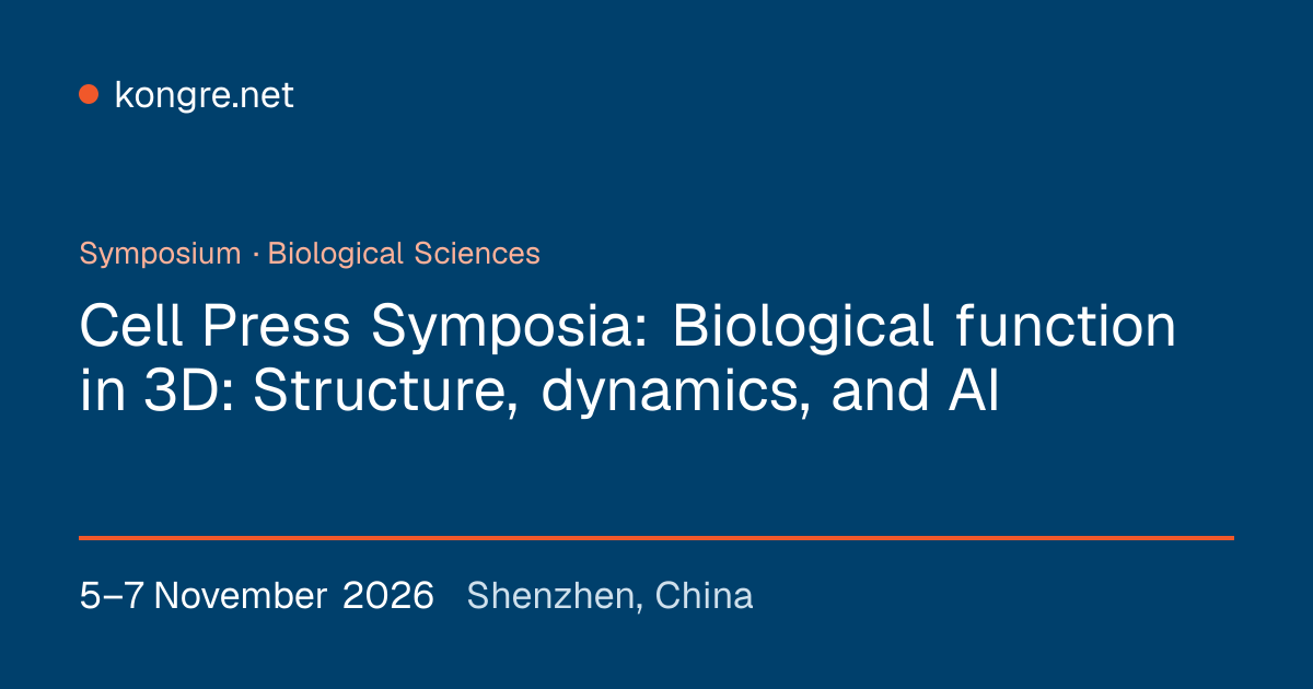 Cell Compenents Cell Press Symposia: Biological function in 3D: Structure, dynamics ...